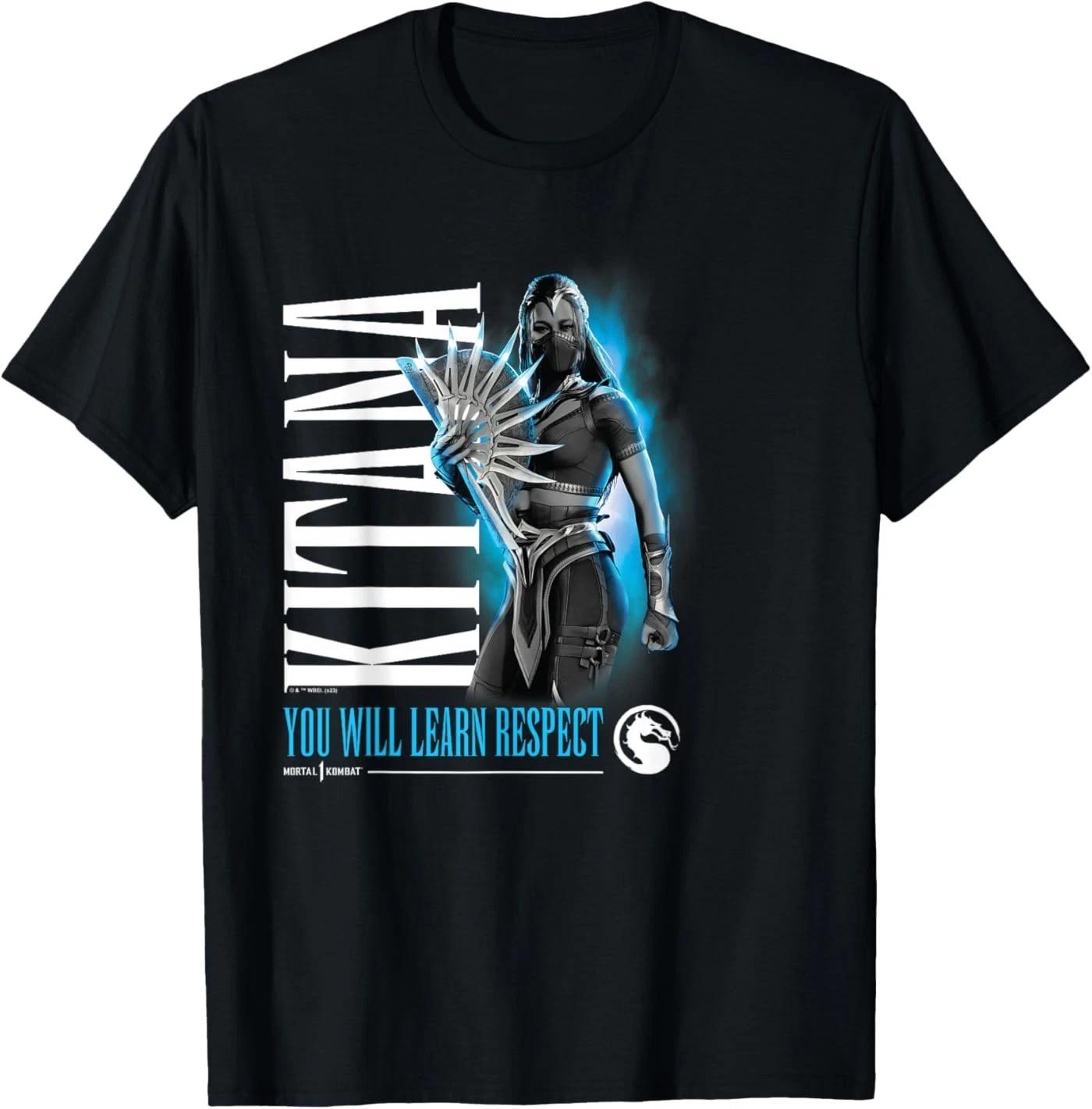 Mortal Kombat - Kitana You Will Learn Respect T-Shirt 3XL