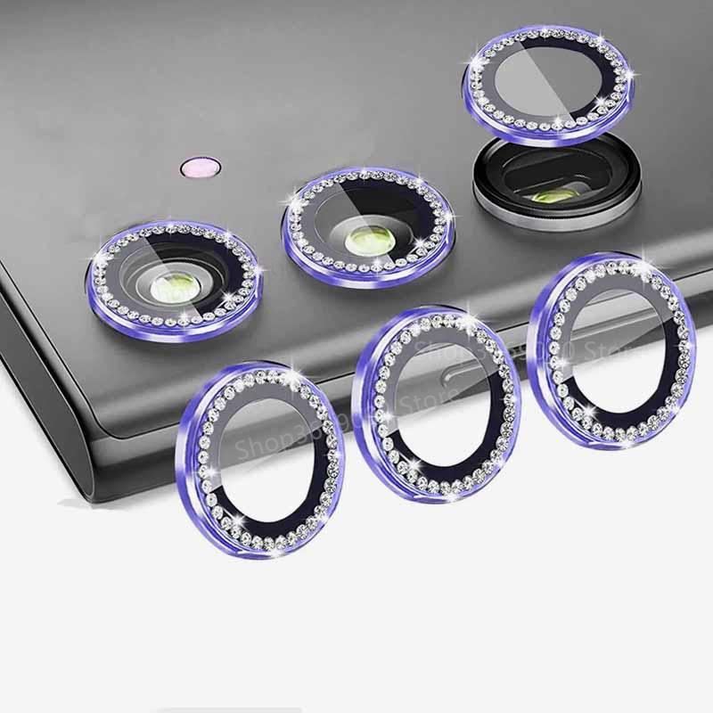 

Кольцо для камеры с бриллиантами для Samsung A55 A35 A25 A15 A05 A05S A14 A24 A34 A54, защитное кольцо из закаленного стекла для объектива камеры For Samsung A55