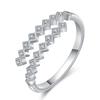 New 925 Silver Ring 5A Zircon for Women Wedding Jewelry Engagement Charm Party Fashion Gift Top Quality Ring