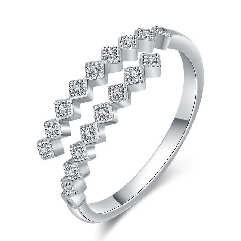 New 925 Silver Ring 5A Zircon for Women Wedding Jewelry Engagement Charm Party Fashion Gift Top Quality Ring