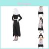 Spooky Gothic Nun Costume For Women In Sizes M To Xl Perfect For Halloween Parties
