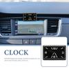 Adhesive Luminous Clock Mini Quartz Clock Stylish Simple Design for Car Dashboard Office Home Room Decoration