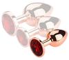 Plug Bijou Anal Redgold S 6.5 X 2.7cm Bijou Rouge - MyPlayToys - Anal Jewels