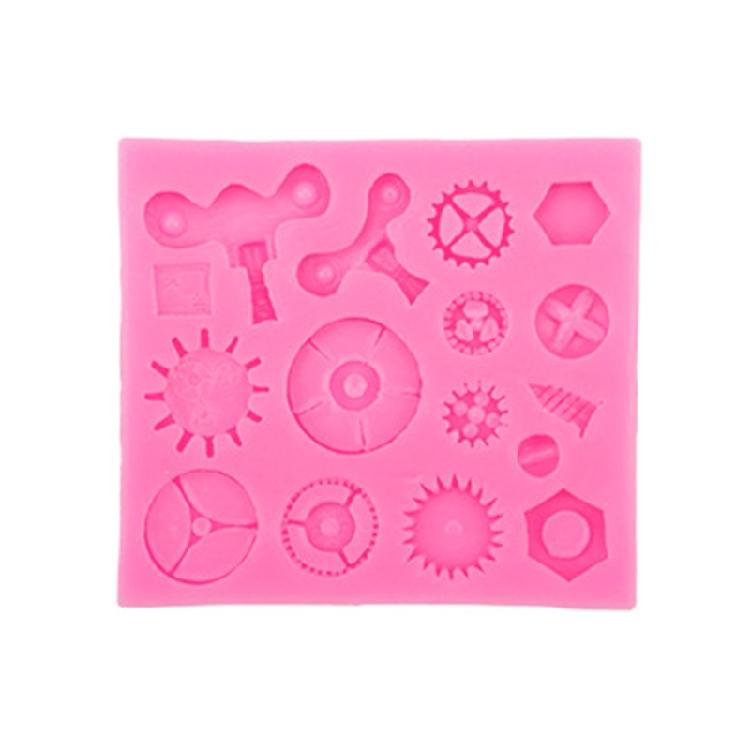 Шестеренки Часы Силиконовая Форма Шоколадные Конфеты Форма для DIY Десерта Форма для Ледяных Кубиков 1