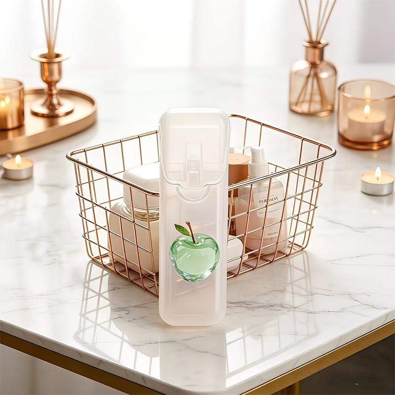 Portable Travel Mini Toothpick Dental Floss Storage Box Cotton Swabs Box Multi-Purpose Perfect For Home Kitchen Table Daily Use
