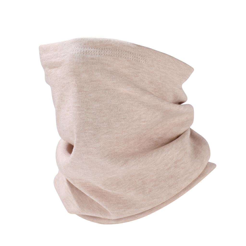 Men and Women's Outdoor Neck Warmer Cold Protection Cycling Face Mask Couple's All Match Korean Style Solid Color Winter Warm Neck Gaiter