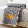 Cool Feeling Ice Fabric Bed Linen Single Summer Cold Bed Pad Washable Cartoon Mattresses  Elastic Band Four Corners Bedspreads