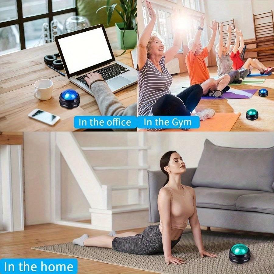 Massage Ball, Self Massage Tool for Muscle Relaxation, Shoulders, Neck, Back, Foot, Body, Deep Tissue, Trigger Point, Muscle Knots, Yoga