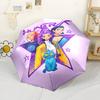 Music Festival Fashion Portable Automatic Umbrella Compact 8-Rib Lightweight Durable Plastic & Iron Perfect for Outdoor Adventures Fashion Lovers