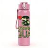 1PC 1st Girl Squad Birthday Text Print 750ml Color Plastic Sports Water Bottle Leakproof Flip Straw Lid Suitable for Sports Office Home Use