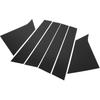6 Pcs Pillar Posts Door Window Trim Cover Compatible for Chevrolet Malibu 2016-2021, Durable Plastic Black Anti Scratch Stickers Door Pillar Moldings
