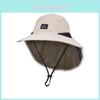 Kids Outdoor Sun Hat With Large Brim And Nylon Material For Fishing And Beach Trips