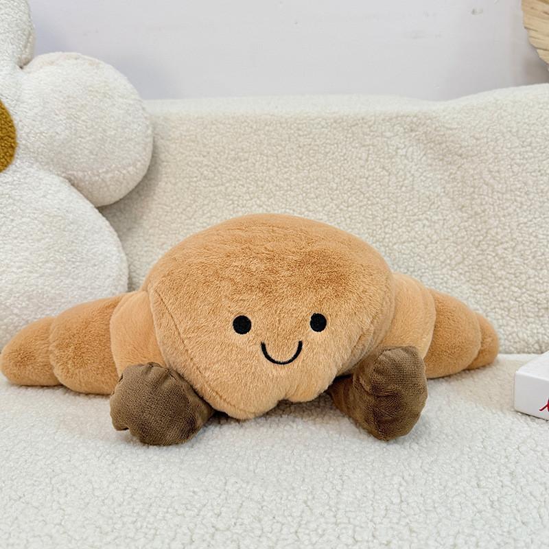 Oreiller en Peluche Alimentaire Mignon en Tissu Polyester Pour une Décoration d'Intérieur Cosy
