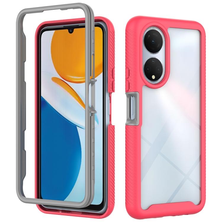 Funda de teléfono de TPU transparente a prueba de golpes con diseño de cielo estrellado para Honor X7