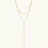 Women'S Sexy Simple Clavicle Necklace Gold Double Layered Temperament Necklace
