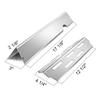 Stainless Steel For Flavorizer Bar Heat Reflector Compatible with For Weber For Genesis II Series Grills 8 Pieces
