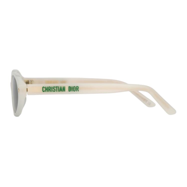 Dior Letter Design Oval Sunglasses Unisex sunglasses White DPFCR1IXR_95I0