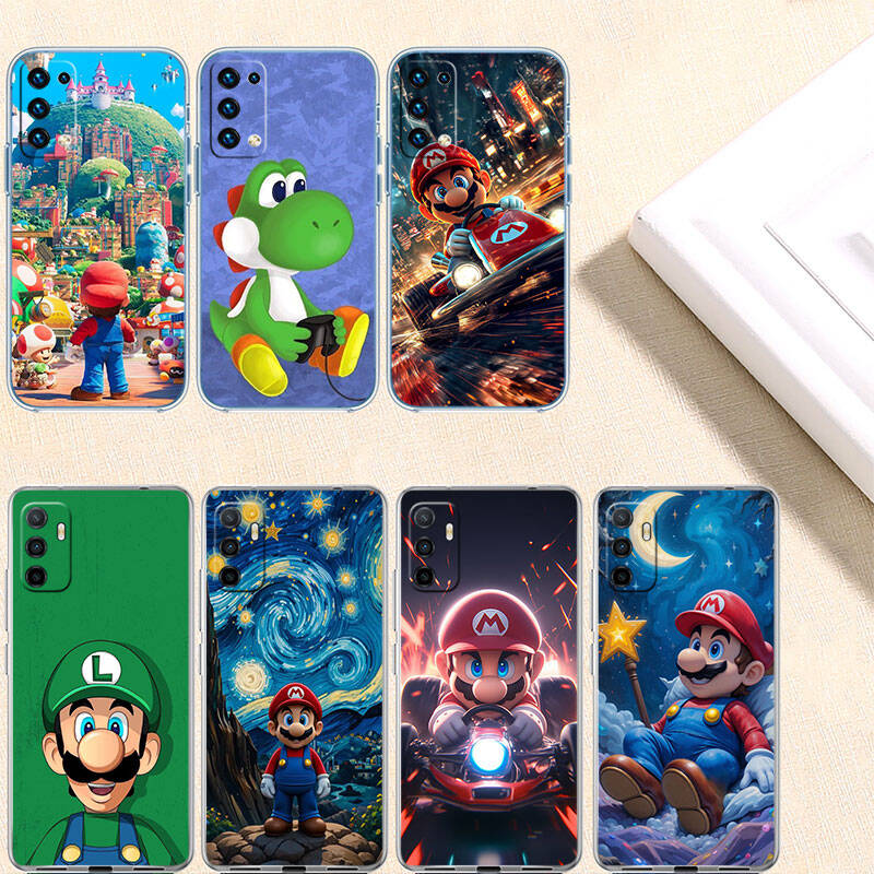 MH85 M-Marios Case for Motorola E7 G6 G7 G8 G9 Plus Power Play G10 G20 G04 E30 E40 E22 E20 E13 E15 G22 G23 G05 G75 G35 G55