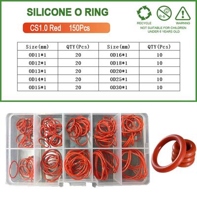Oring Kit Silicone Seal Rings Pressure Washer Spacer Rubber Plumbing Gasket Oil Resistant Nbr O Ring High Temperature O-ring