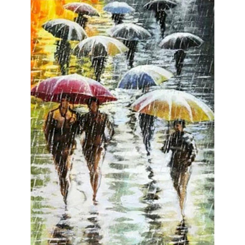 Full Round Diamond Various Umbrella Diamond Mosaic Artistic Embroidery Hobby And Needlework Home Decor