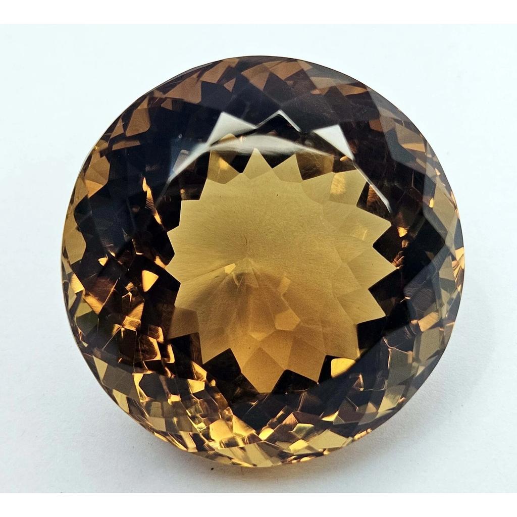 Beautiful Imperial Topaz Round Cut 229.45 Ct Certified Loose Gemstone