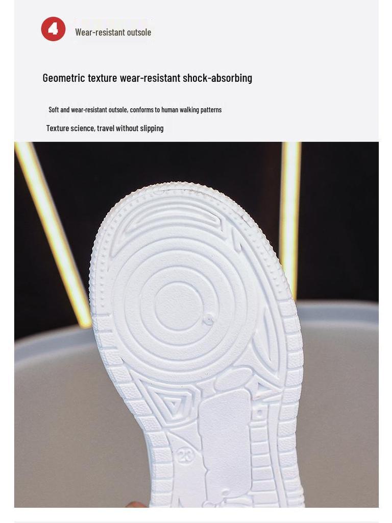 Breathable High-Top Pre-Walker Sneakers: Wear-Resistant Sports Shoes for Boys and Girls