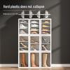Clear Dustproof Shoe Box: Adjustable, Space-Saving, Large Capacity Shoe Rack for Entryway Organization