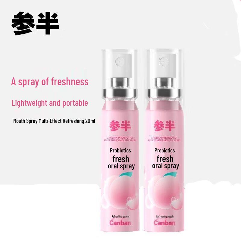 

Can Ban Probiotic Peach Oral Spray 2-Pack