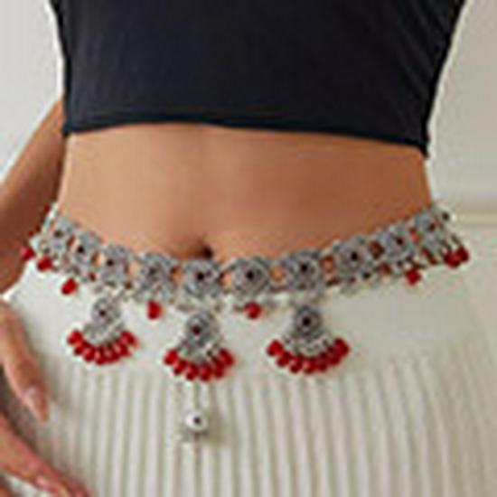 Vintage Water Drop Pendant Waist Chain for Women