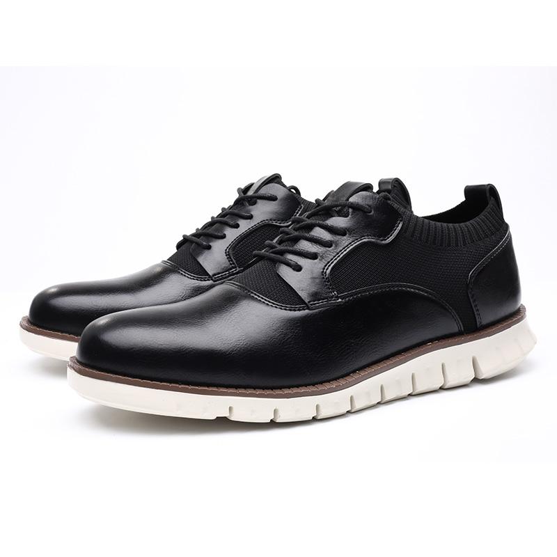Fashion FUQIAO New Lightweight Men Summer Shoes Fashion Sneakers Comfortable Loafers Breathable Leather Casual Men Shoes