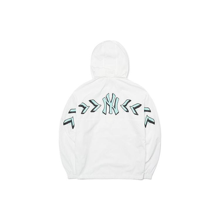 New MLB New York Yankees Windbreaker Jackets Unisex White 3AWJS0321-50WHS