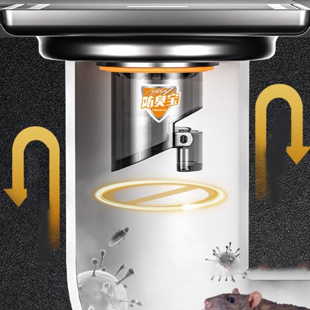 Water Backflow Floor Strainer Plug Shower Drain Cover Anti-odor Floor Drain Core  Hair Filter