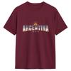Unisex Tshirts Argentina Flag Creative Cotton Tee Shirt Short Sleeve T Shirt Crew Neck Clothes Plus Size