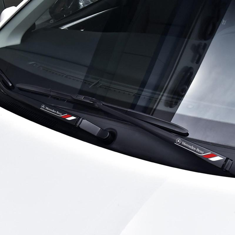 Car exterior annual inspection sticker Car Window Wiper Stickers For Mercedes-benz AMG Maybach Brabus GLB GLC GLE GLS CLS CLA PI8