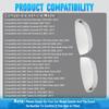 2PCS Chrome Side RearView Mirror Cover Caps For Chevrolet Silverado Suburban GMC Sierra Yukon Cadillac Escalade 2007-2013