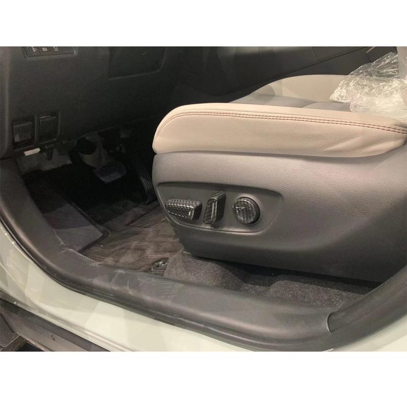 For Toyota Venza/Harrier    2024 ABS/Steel Car Seat Adjustment Switch Cover Decoration Frame Interior Accessories