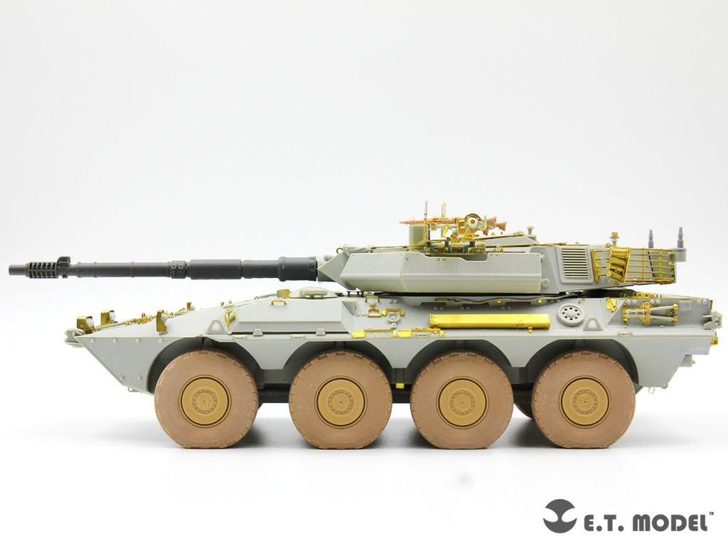 ET Model Scale Modern Italian B1 Centauro Combat Reconnaissance Vehicle with 105mm Rifle Gun Plastic Model Kit Parts 1/35 (for Trumpeter/Monochrome)