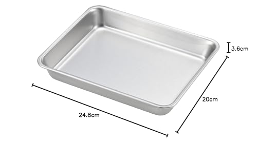 Yoshikawa Stainless Steel Square Tray, 21-Cut, Tsubame-Sanjo, Made In Japan, 7041590