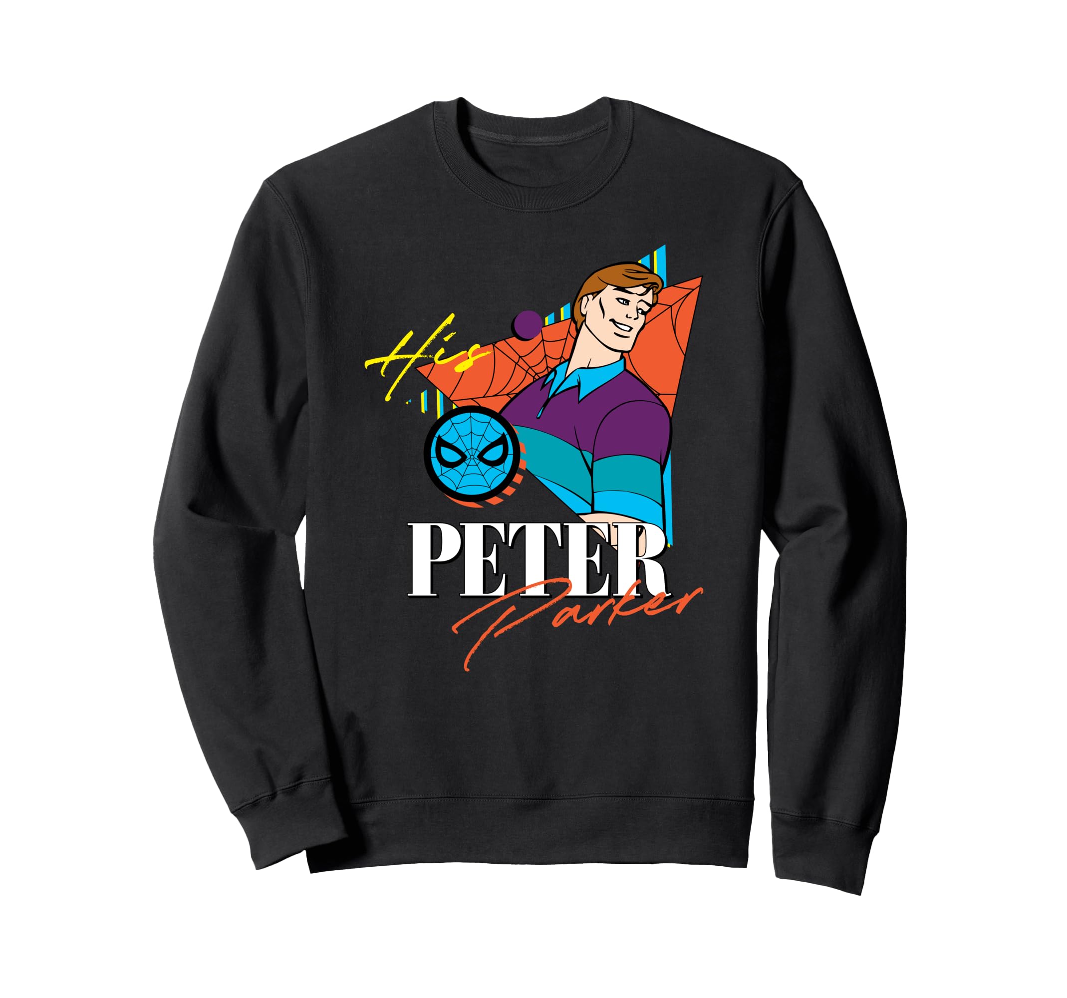 

Marvel Spider-Man Retro Couple Matching His Peter Parker Sweatshirt