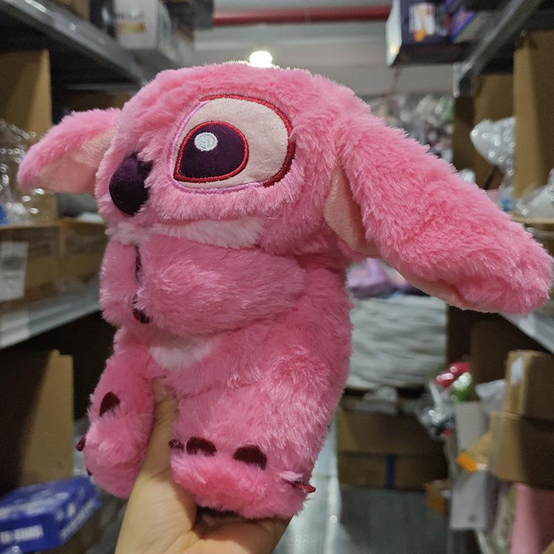 Hot Angel Baby Sleeping Companion Sound Soothing Musical Toy With Air Bag And Light Doll Breathing Toys Gifts Kawaii Toys Stitch