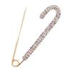 Romantic Wear Resistant Chic Delicate Shining Rhinestone Sweater Safety Pin Lapel