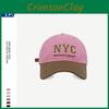 Nyc Letter Fashionable Embroidered Baseball Cap Unisex Street Style Design Color