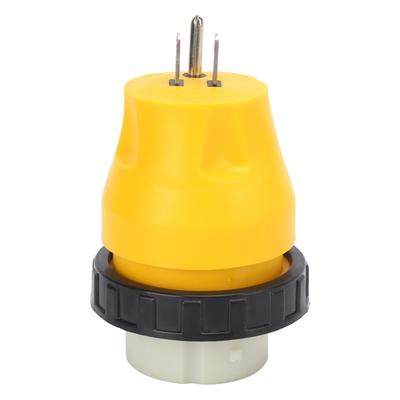 RV Elektro Verriegelungsadapter 15A Stecker auf 50A Buchse Drehverschluss Stromkabelverbinder