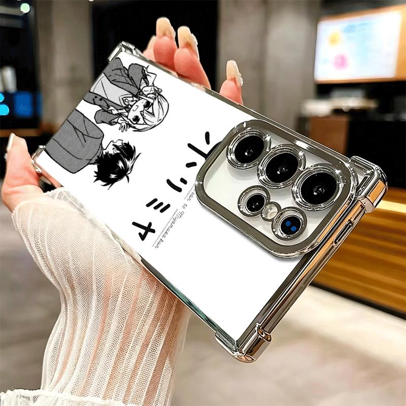Anime Horimiya Soft Phone Case For Samsung Galaxy S26 Ultra S25 Edge S24 FE S23 Plus S22 S21 + S20 Plating Anti-Fall Fundas