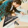 12" Aluminum Alloy Rafter Square Combination Square Set Carpenter Square Woodworking Framing Square Triangle Protractor