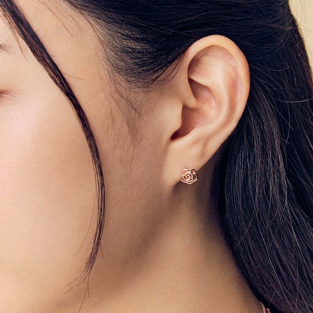 [Rosemont] Silver Earrings Rc0041