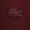 LACOSTE Long sleeve Band color Shirt dress 40 Bordeaux Women Used