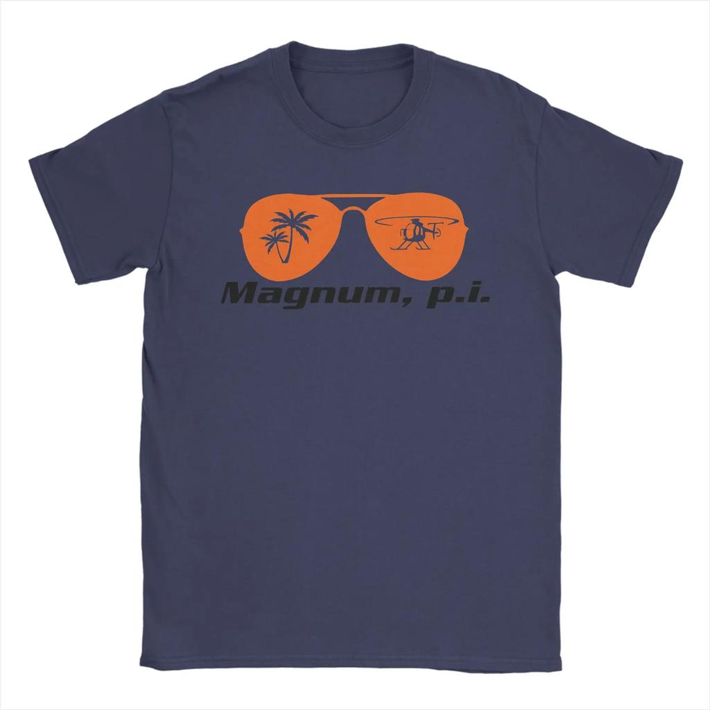 Magnum PI T-Shirt Beach Harajuku T-Shirts Mens Pure Cotton Comfortable Top Tees Short Sleeve Classic Tops