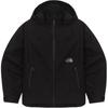 Slope Logo Print Waterproof Windproof Hooded Zip-Up Jacket Men Jackets Black NJ2HQ51J