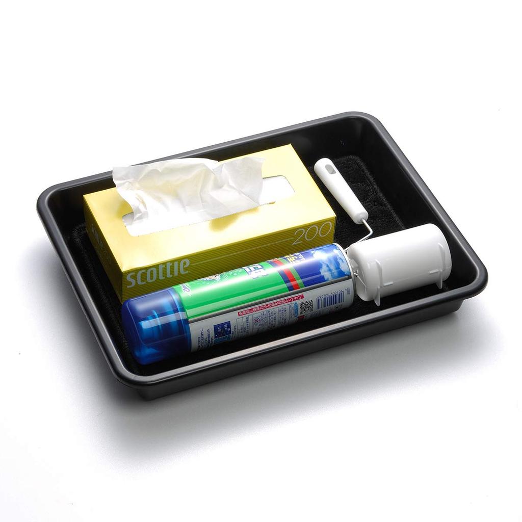 DAD Garson D.A.D Tray with Executive Mat Black (Embroidery: Silver) GARSON HA606-01